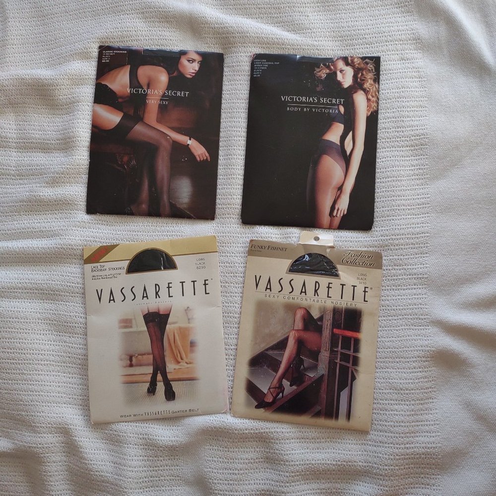 Nylon stockings & Pantyhose  (5 pair total.)